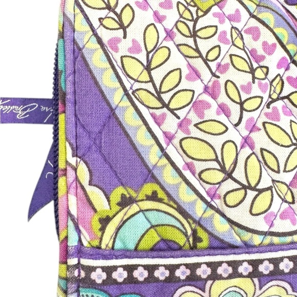 Vera Bradley Purple Floral Zip Wallet – Full Organizer Style – OS - Picture 10 of 13